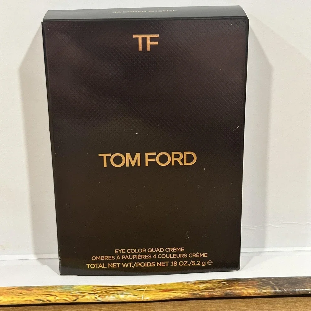 Tom Ford‎ Eye Color Quad Creme Ember Bronze 0.18 Oz 5.2g Satin Shimmer Makeup